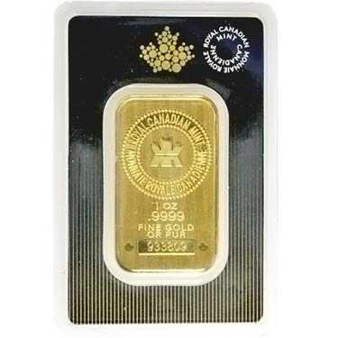 نمونه از Royal Canadian Mint(RCM) که بهترین برند طلا در کانادا است.