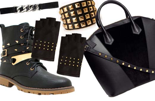 اکسسوری های مهم در استایل پانک را مشاهده می کنید.