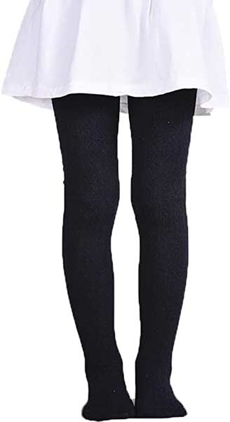 مدلی شیک از جوراب بلند تا ران یا جوراب شلواری که تا بخش ران را پوشش می دهد را مشاهده می کنید. 