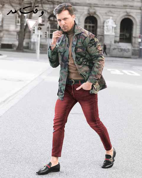 تیپ و استایل ارتشی مردانه شیک