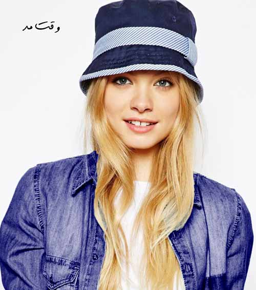 نمونه ای از کلاه سطلی زنانه (Bucket Hat)