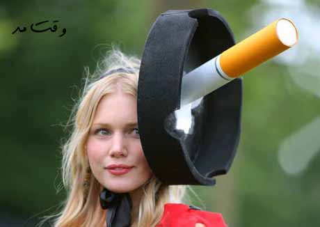 مدلی از عجیب ترین کلاه زیرسیگاری (The Ashtray Hat)