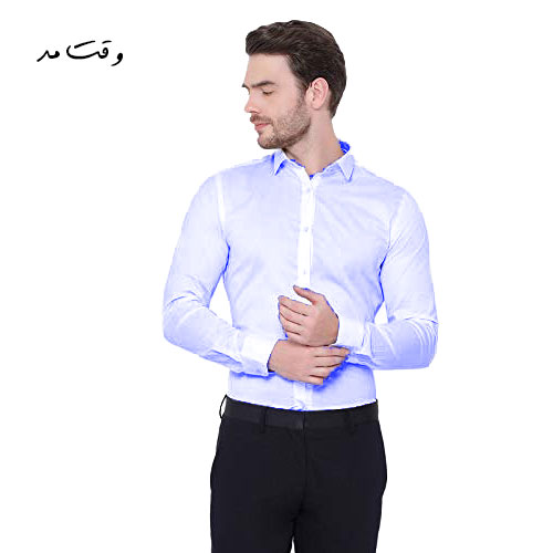 مدل پیراهن مردانه شیک به رنگ سفید