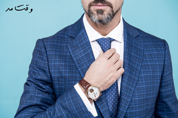 مدل شیک کراوات مردانه مدرن و فانتزی رنگ آبی