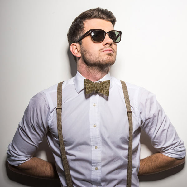 مدل شیک کراوات پاپیونی مردانه ست ست با پیراهن مردانه