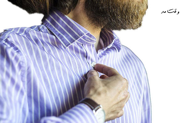 نمونه مدل پیراهن مردانه راه راه شیک 