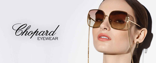مدلی زیبا از عینک آفتابی چوپارد (Chopard) که از الماس های خاص و فشرده تهیه شده است.