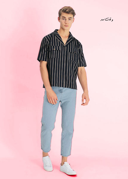 مدل پیراهن مردانه غیررسمی یقه کمپ جدید