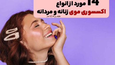 اکسسوری موی زنانه شامل گل سر و گیره مو