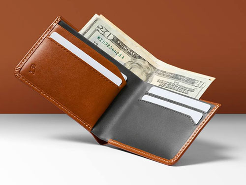 کیف جیبی یا کیف پول مردانه چرم قهوه ای