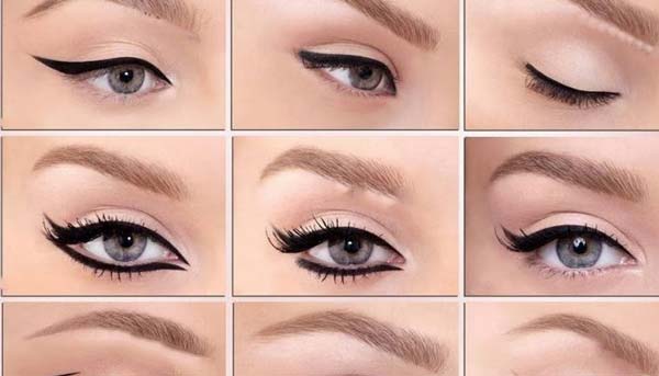 مدل خط چشم مناسب چشم های ریز 