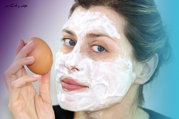 ماسک تخم مرغ برای روشنی و سفیدی صورت