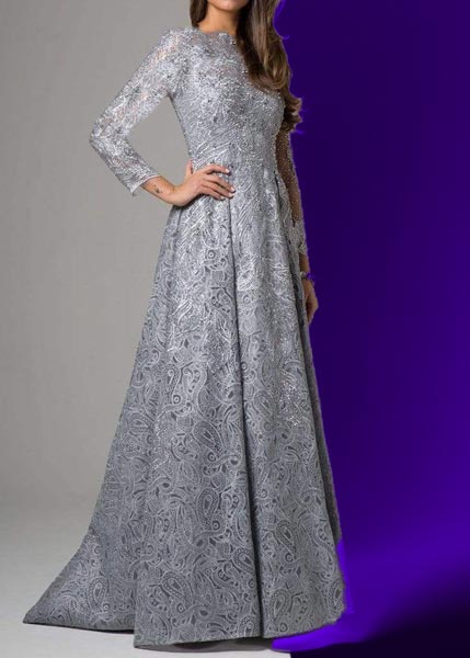 مدل لباس مجلسی بلند، جدید و پوشیده زنانه