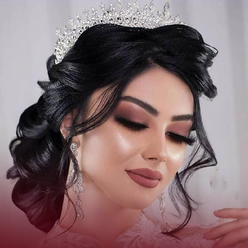 مدل میکاپ و آرایش عروس عربی یا غلیظ