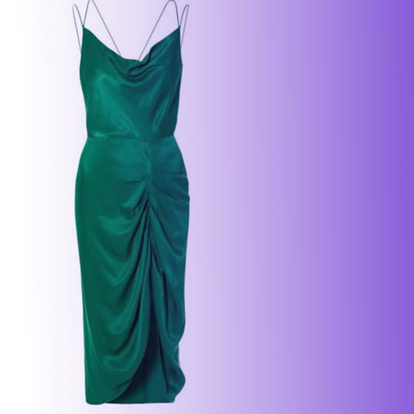 لباس مجلسی شیک زنانه مدل پیراهن بلند بندی