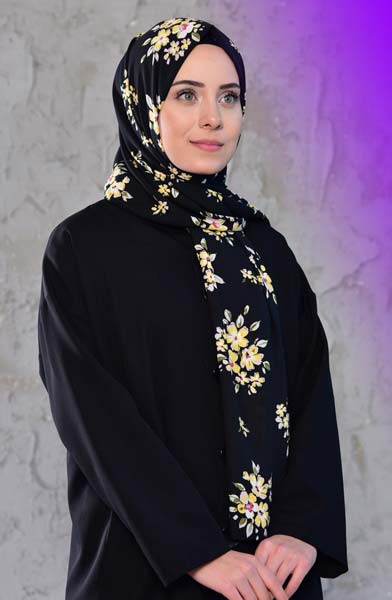 مدل شال دخترانه با طرح بابونه 
