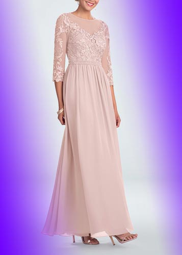 پیراهن مجلسی بلند و پوشیده زنانه