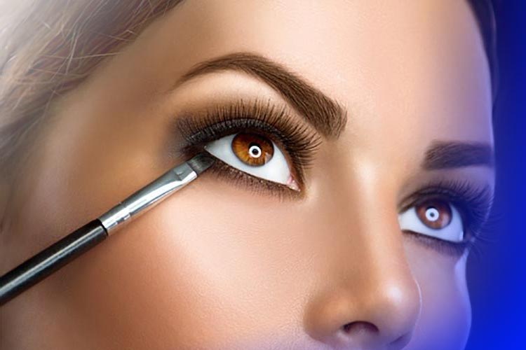آموزش تصویری آرایش چشم اسموکی یا دودی دخترانه