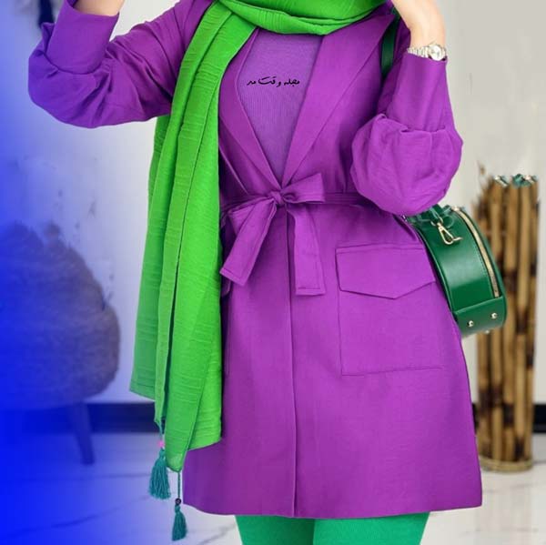 مدل مانتو کتی کوتاه و جدید زنانه؛ رنگ سال