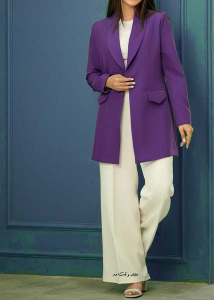 شیکترین مدل مانتو کتی زنانه ست با شلوار بگ 