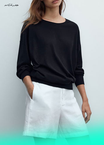 شلوارک برمودا زنانه شیک