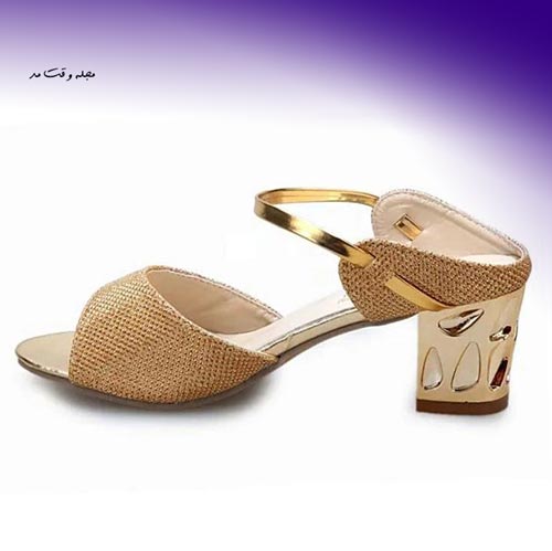 مدل صندل پاشنه دار زنانه مجلسی