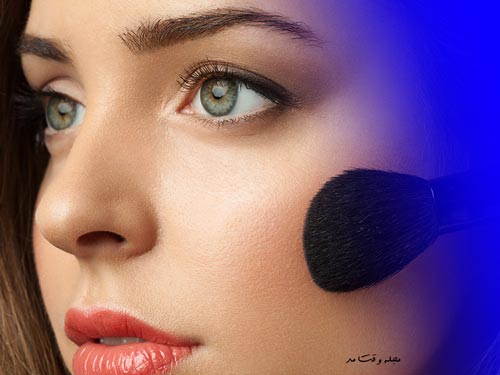 آموزش زدن رژگونه پاییزی