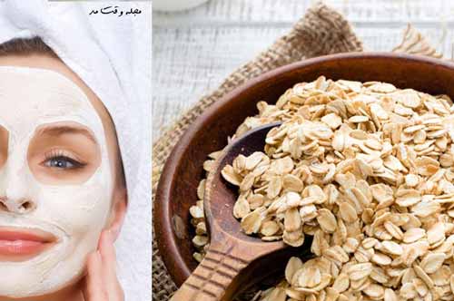 ماسک بلغور جو دوسر آسیاب شده برای پوستی شفاف و براق