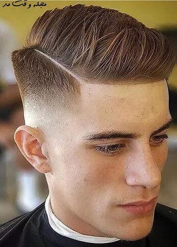 مدل موی آندرکات مردانه (The Undercut Haircuts) در این عکس از مجله وقت مد