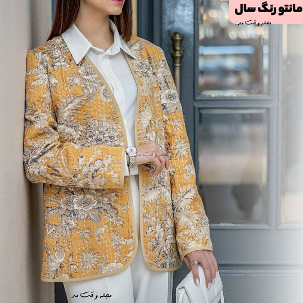 جدیدترین مدل مانتو رنگ سال یا مانتو عید