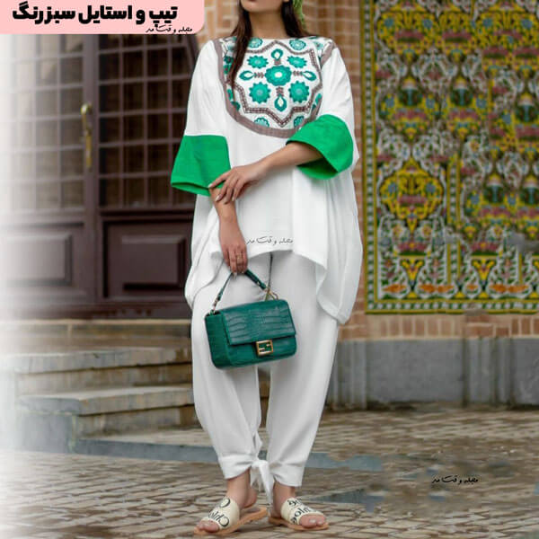 انواع تناژ و ترکیب رنگ سبز