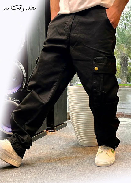 مدل شلوار شش جیب سیاه