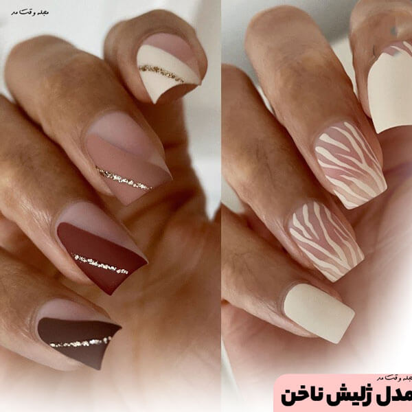 طرح ژلیش ناخن طرح دار