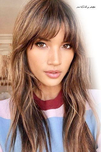 عکس مدل مو گرگی یا ولف کات