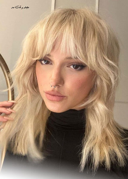 مدل مو ولف کات با لیاژ