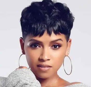 مدل مو گرگی با چتری بلانت