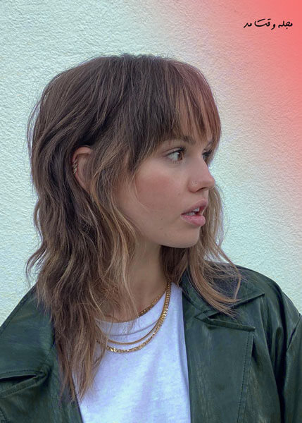 نمونه مدل مو گرگی یا ولف کات