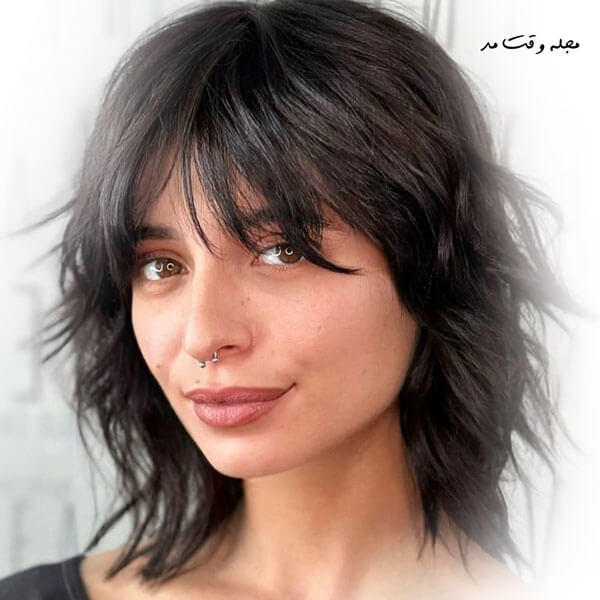 عکس مدل مو گرگی یا ولف کات